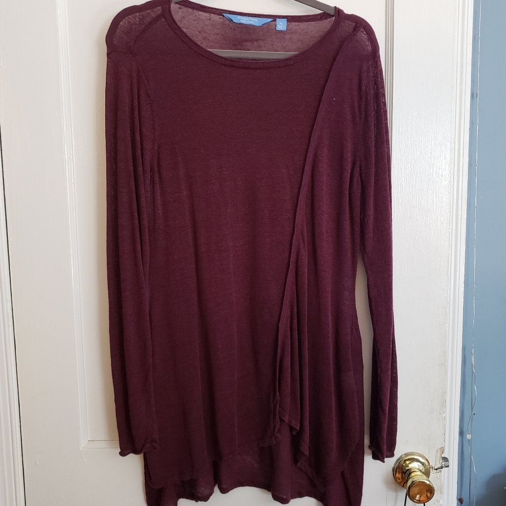 Maroon tunic